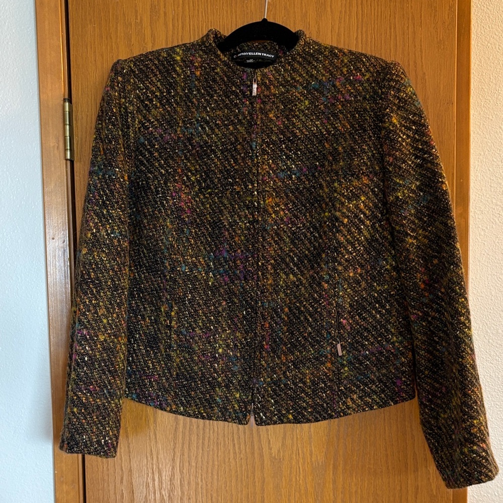 Blazer Black and Gold Tweed
